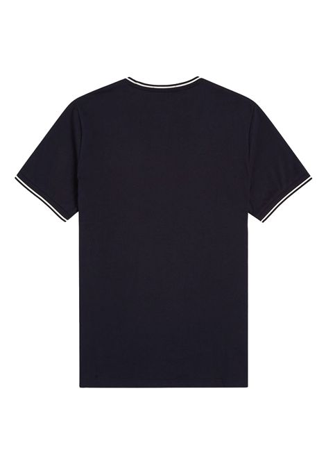 Fred Perry Twin Tipped Tee Navy White Men FRED PERRY | T-shirt | M1588V-795